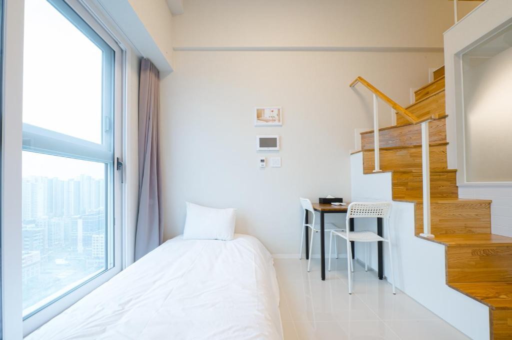 Postel nebo postele na pokoji v ubytování Blue Ocean Hotel 3
