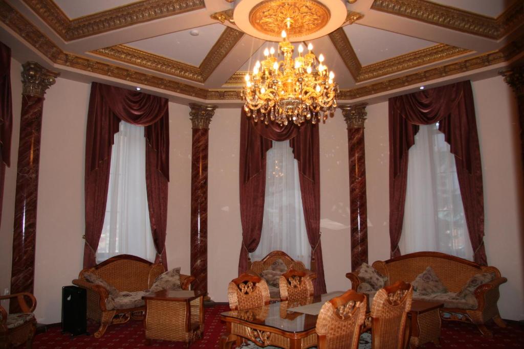 Posezení v ubytování Borjomi Palace Health & Spa Center