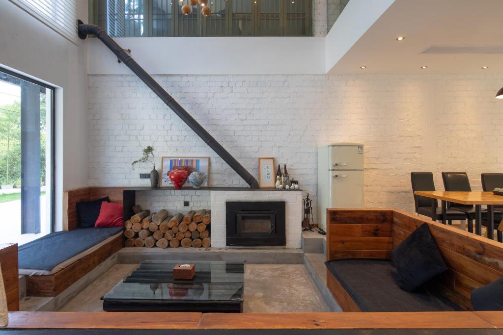 Posezení v ubytování Vretreats yunxishang Boutique Hotel