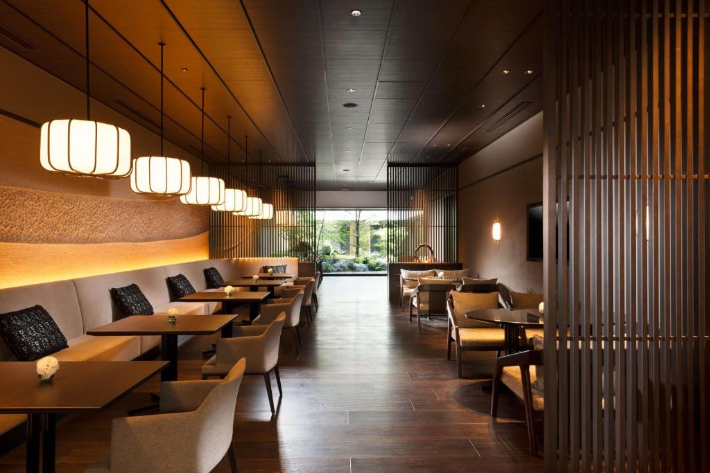 Posezení v ubytování Hilton Kyoto