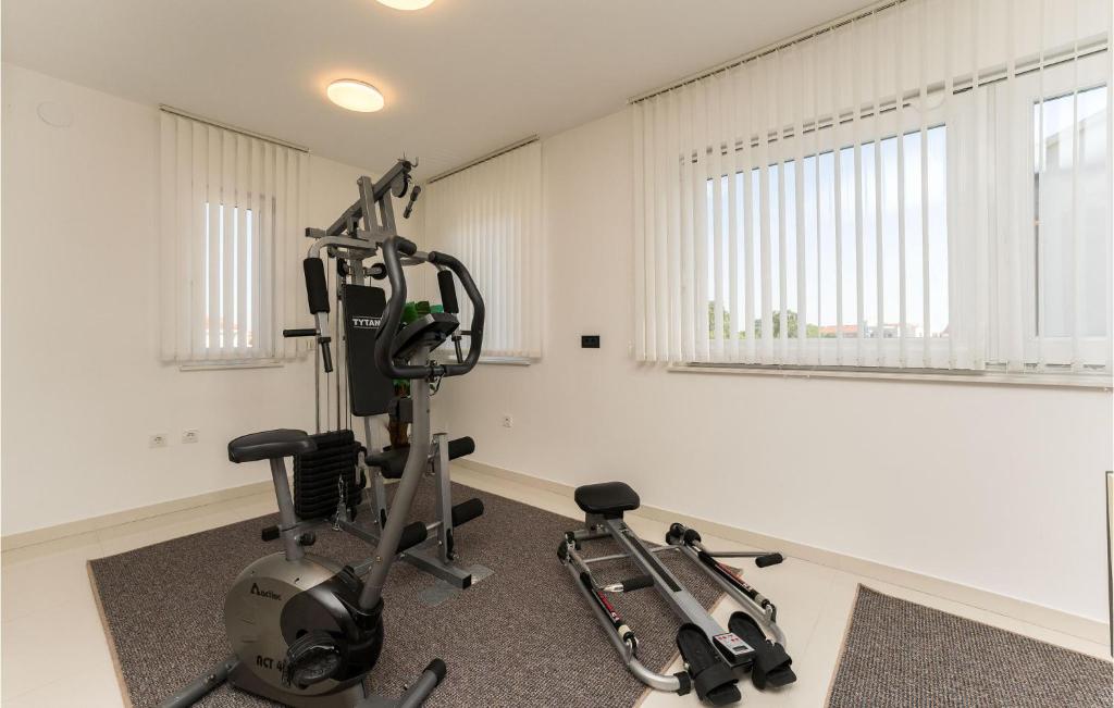 Posilňovňa alebo fitness centrum v ubytovaní Stunning Home In Zaton