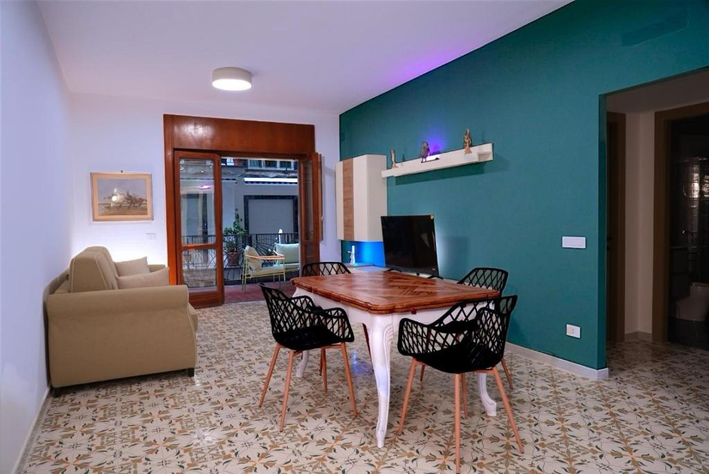 Χώρος καθιστικού στο Riviera Apartment Sorrento