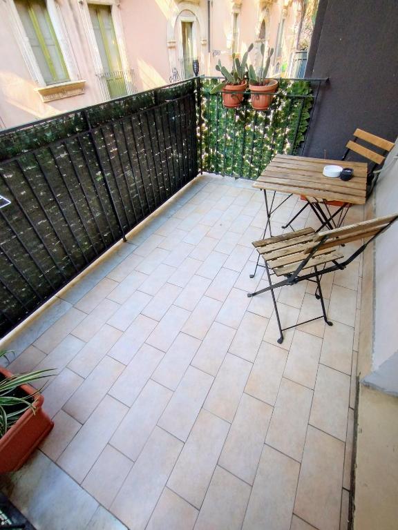 Balkon lub taras w obiekcie Al Quadrato D'Oro rooms