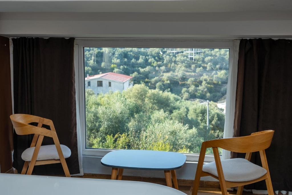 Balkón nebo terasa v ubytování Olivar Hotel Tirana