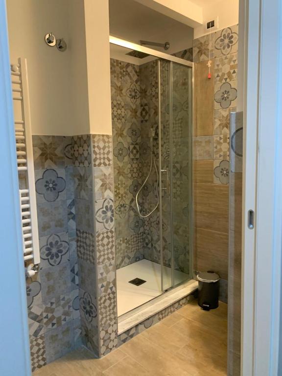Koupelna v ubytování ALBERGO LOCANDA DIANA