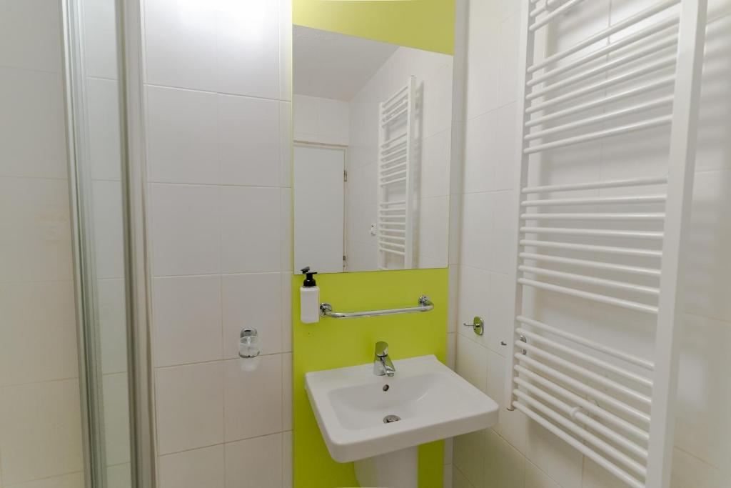 Koupelna v ubytování Hotel Ostredok
