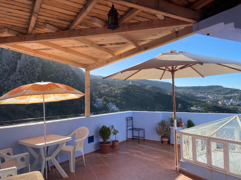 Nespecifikovaný výhled na hory nebo výhled na hory při pohledu z bed and breakfast