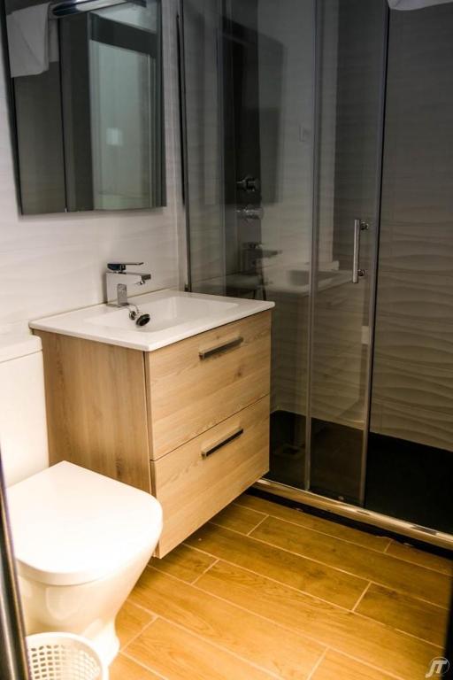 Koupelna v ubytování Apartamentos Tocororo