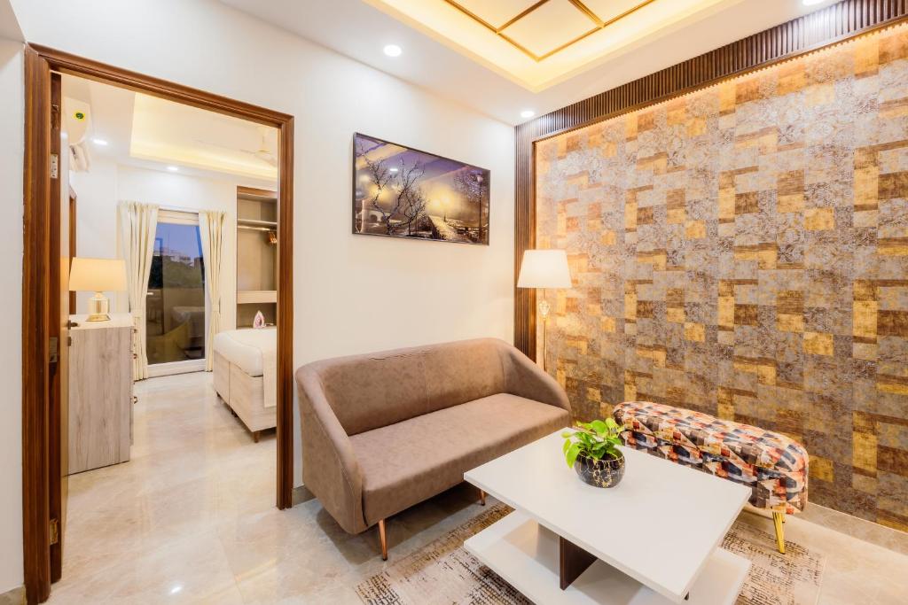 Posezení v ubytování Kyomi Service Apartments