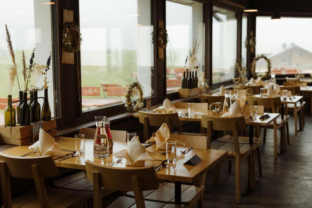 Nápoje v ubytování Berghotel Engstligenalp