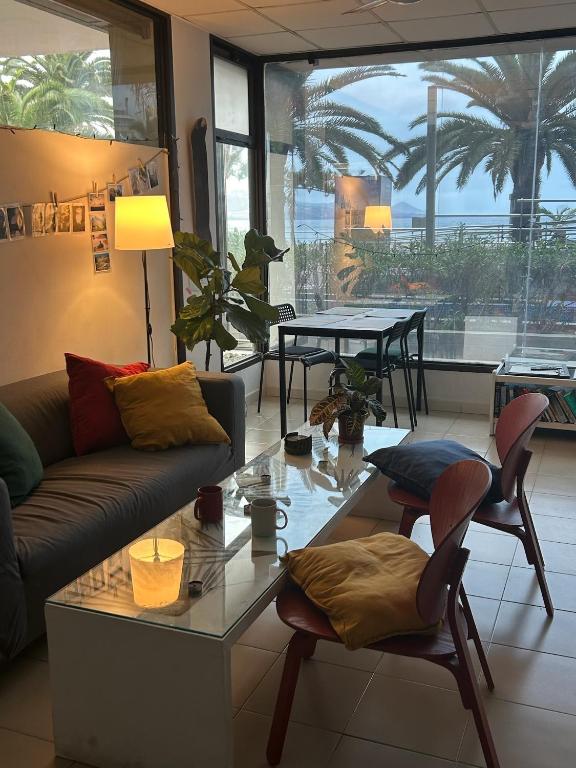 Posezení v ubytování NC Hostel