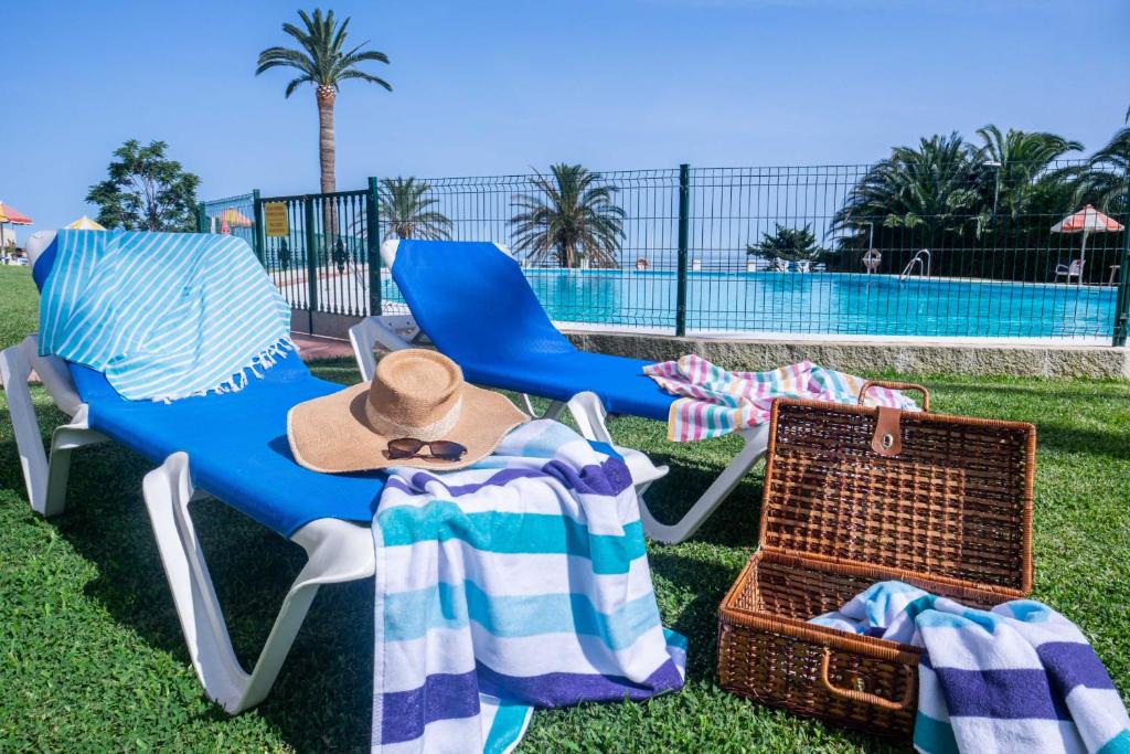 Basen w obiekcie Exclusivo apartamento con increíbles vistas al mar lub w pobliżu