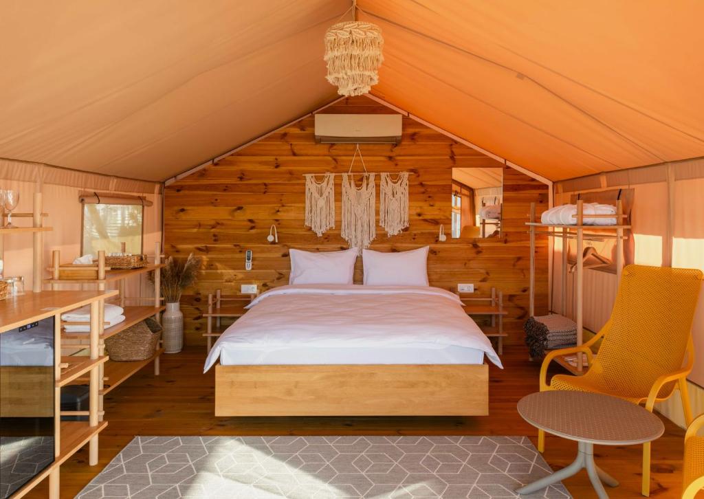 Postel nebo postele na pokoji v ubytování Be The One Hotel