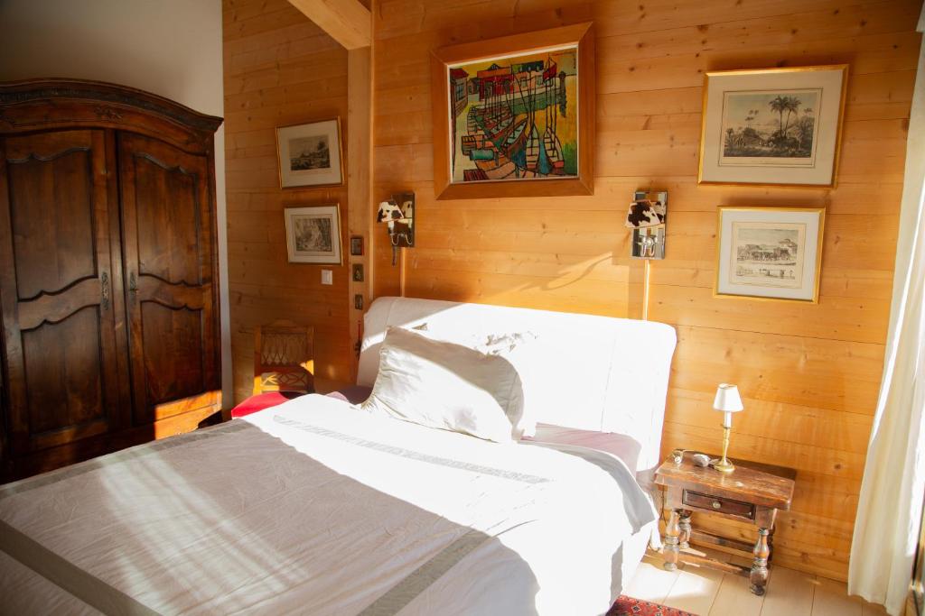 Postel nebo postele na pokoji v ubytování Big luxury Chalet with amazing view