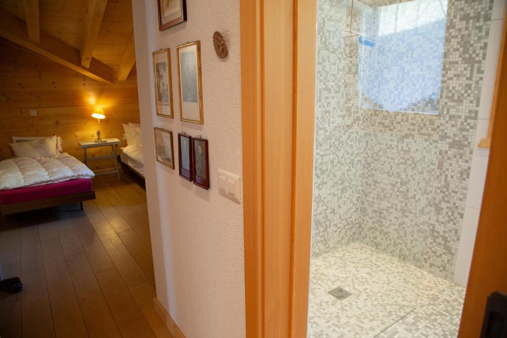 Postel nebo postele na pokoji v ubytování Big luxury Chalet with amazing view