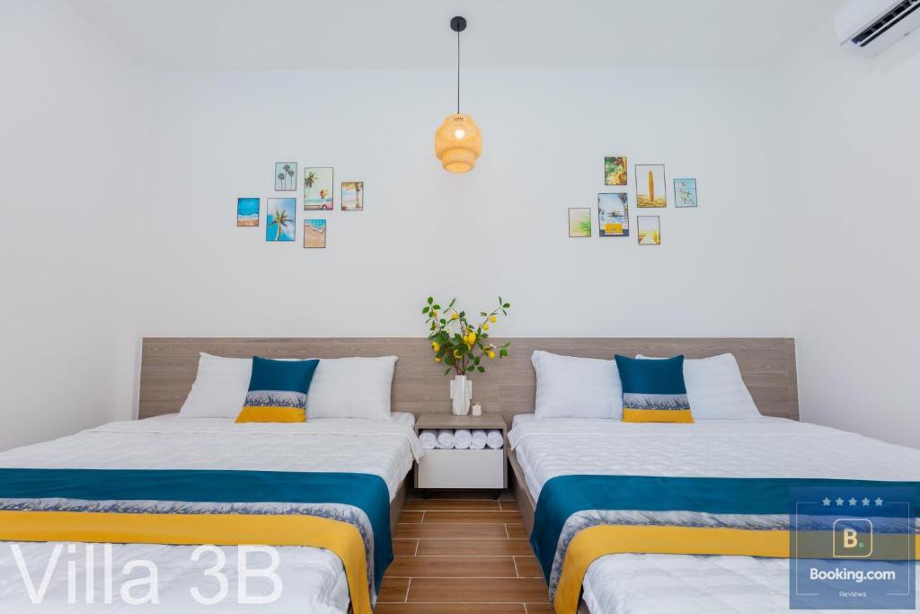 Postel nebo postele na pokoji v ubytování 3B - Trệt Không Lầu - Phong Cách Đà Lạt
