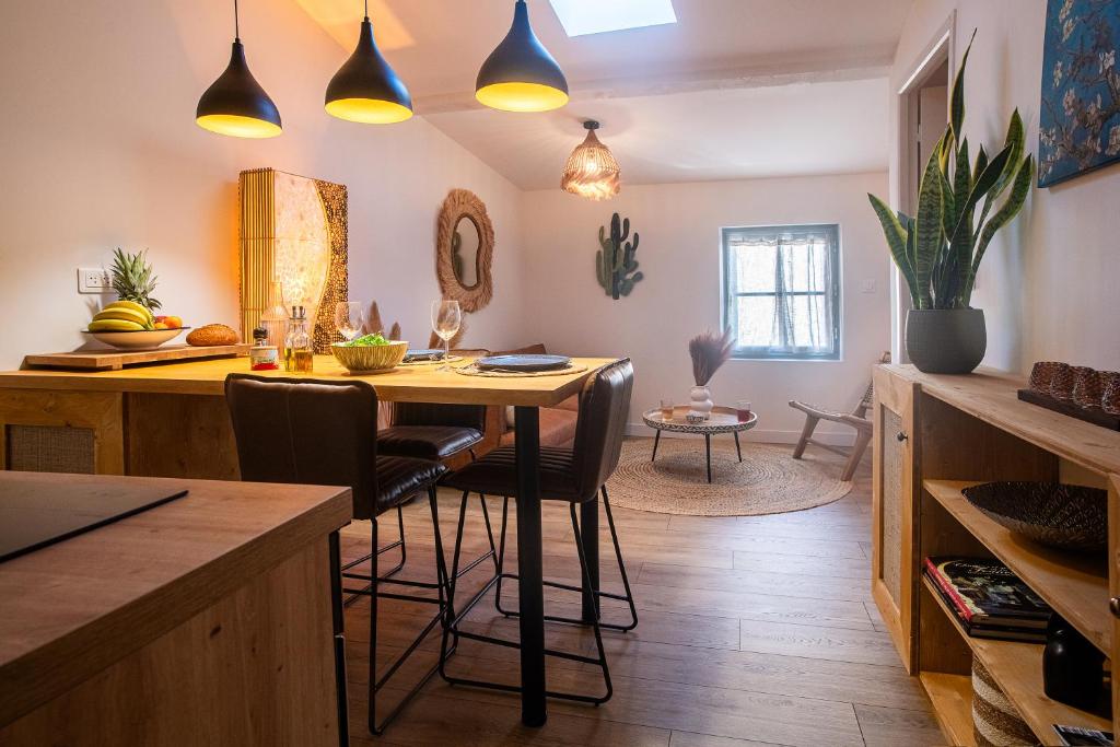 Posezení v ubytování Tamaris et salicorne Résidence de charme