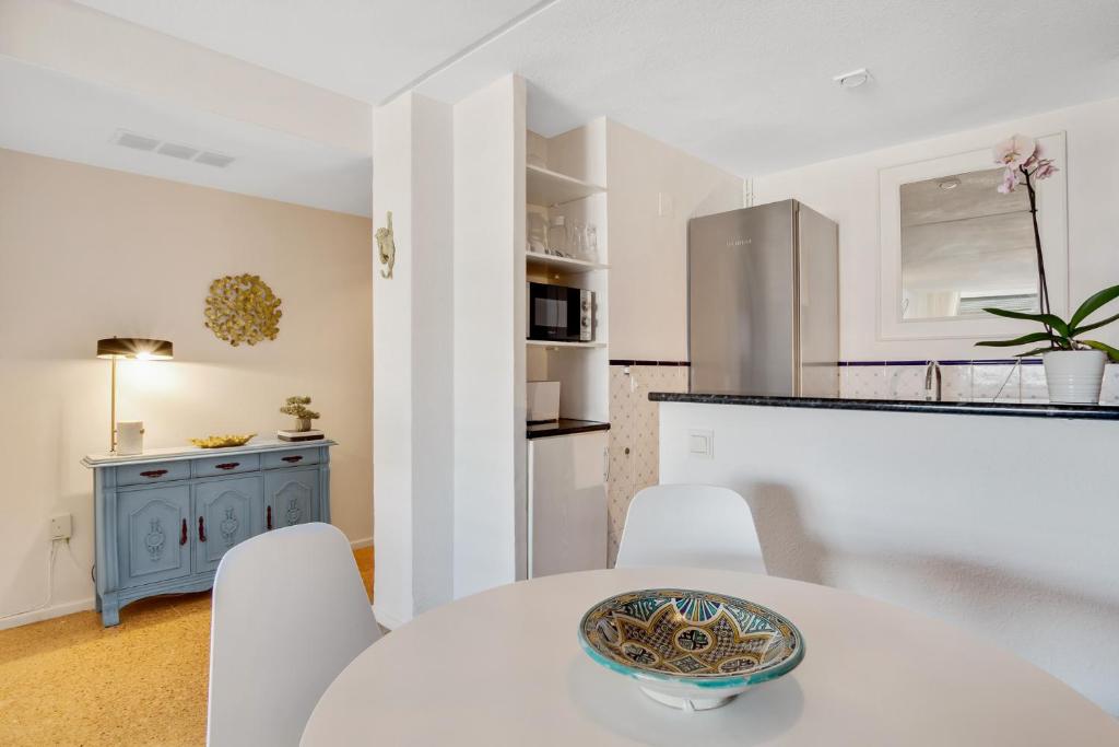 Kuchyňa alebo kuchynka v ubytovaní Precioso apartamento en La Nogalera - Vista al mar
