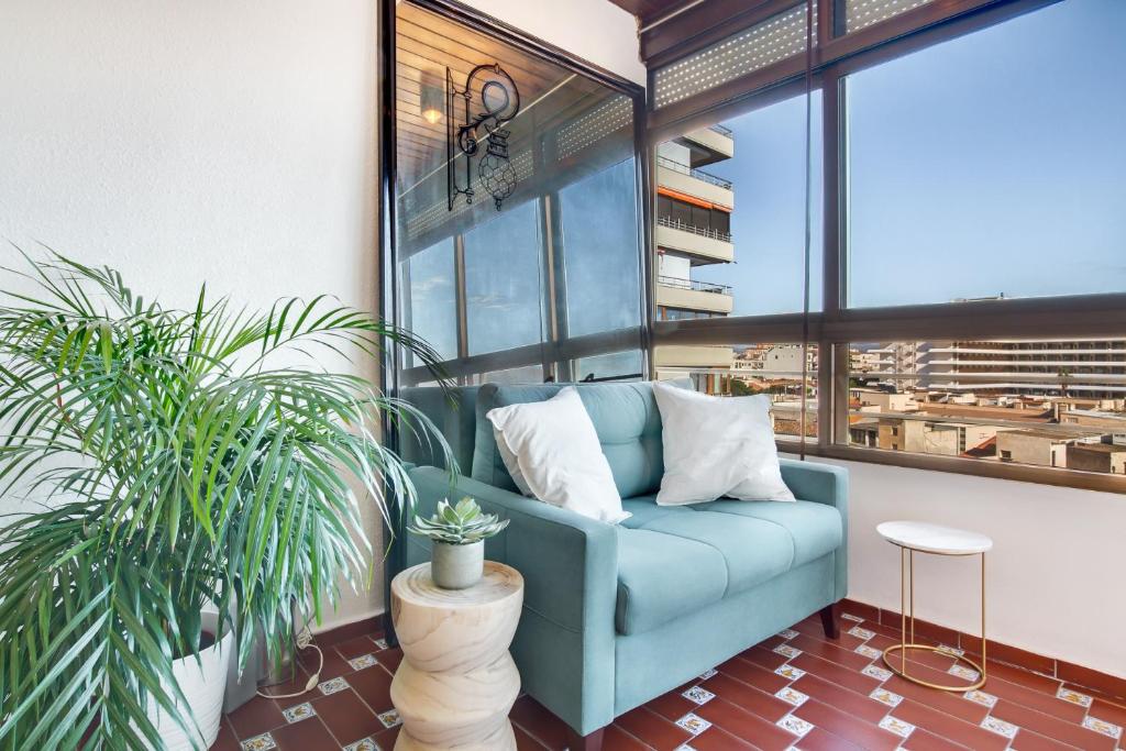 Posedenie v ubytovaní Precioso apartamento en La Nogalera - Vista al mar