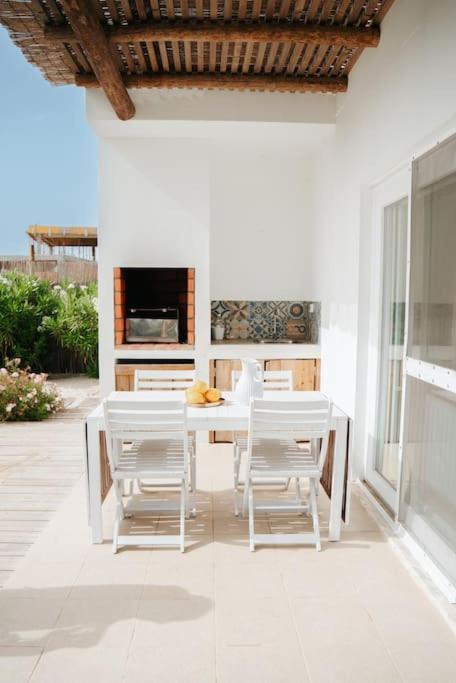 Balkón nebo terasa v ubytování Casa Azul Comporta