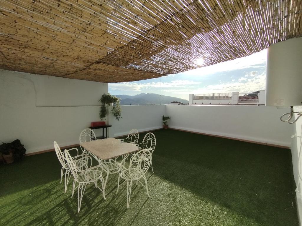 Balkón nebo terasa v ubytování Apartamentos Lucia Algodonales