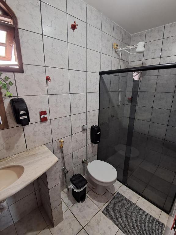 Vannituba majutusasutuses Pontal Hostel Ilhéus