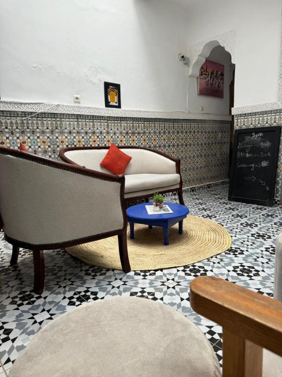 Posezení v ubytování RIAD DAR LFONOUN