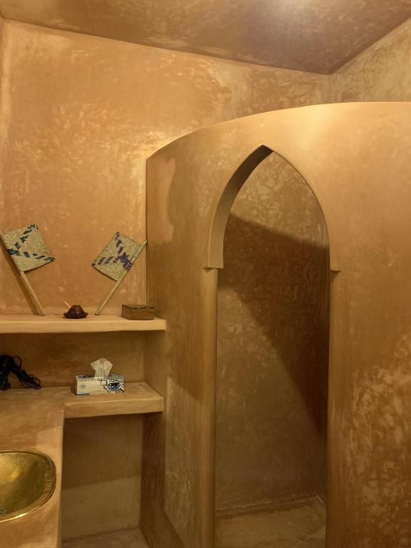 Koupelna v ubytování Riad M'boja "Chez Ali Baba"