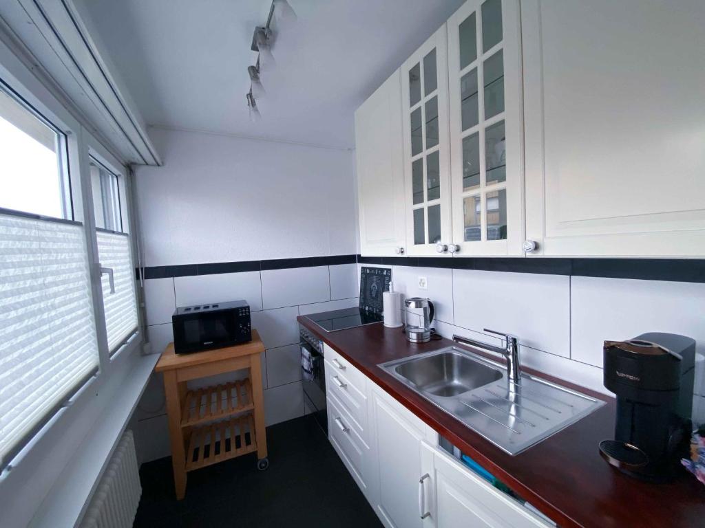 Kuchyň nebo kuchyňský kout v ubytování Cozy nest direkt bei Basel