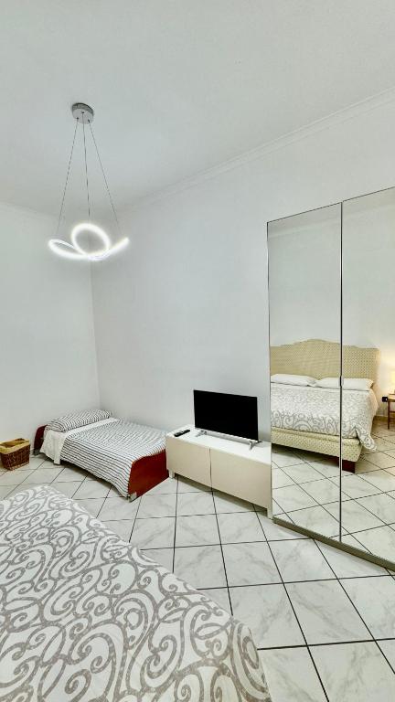 Postel nebo postele na pokoji v ubytování B&B Eracle
