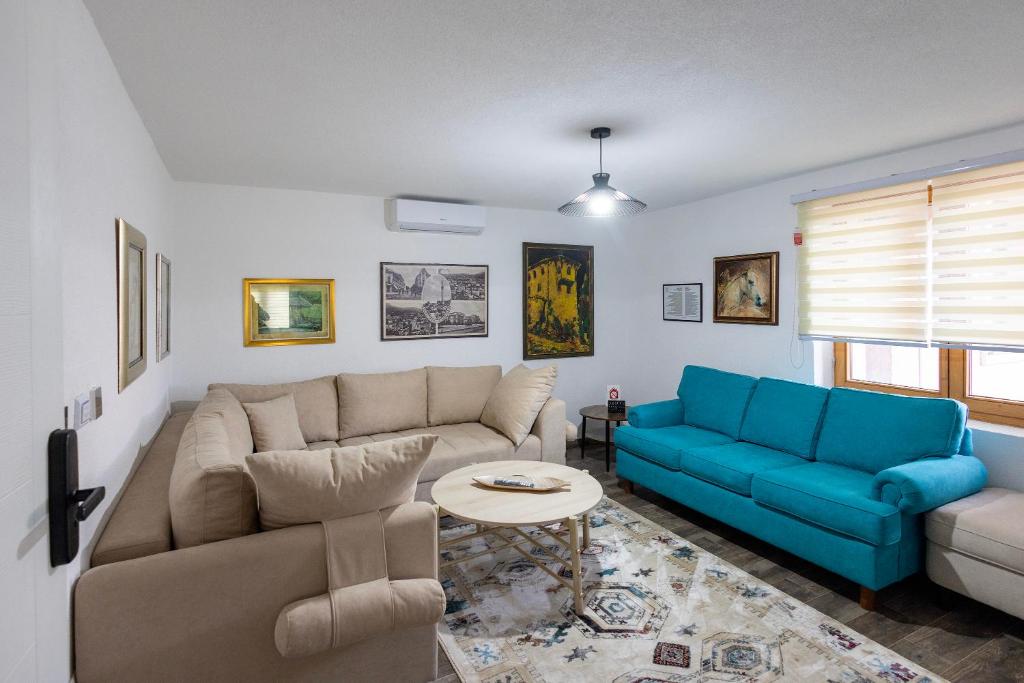 Posezení v ubytování APARTMENTS NENSI