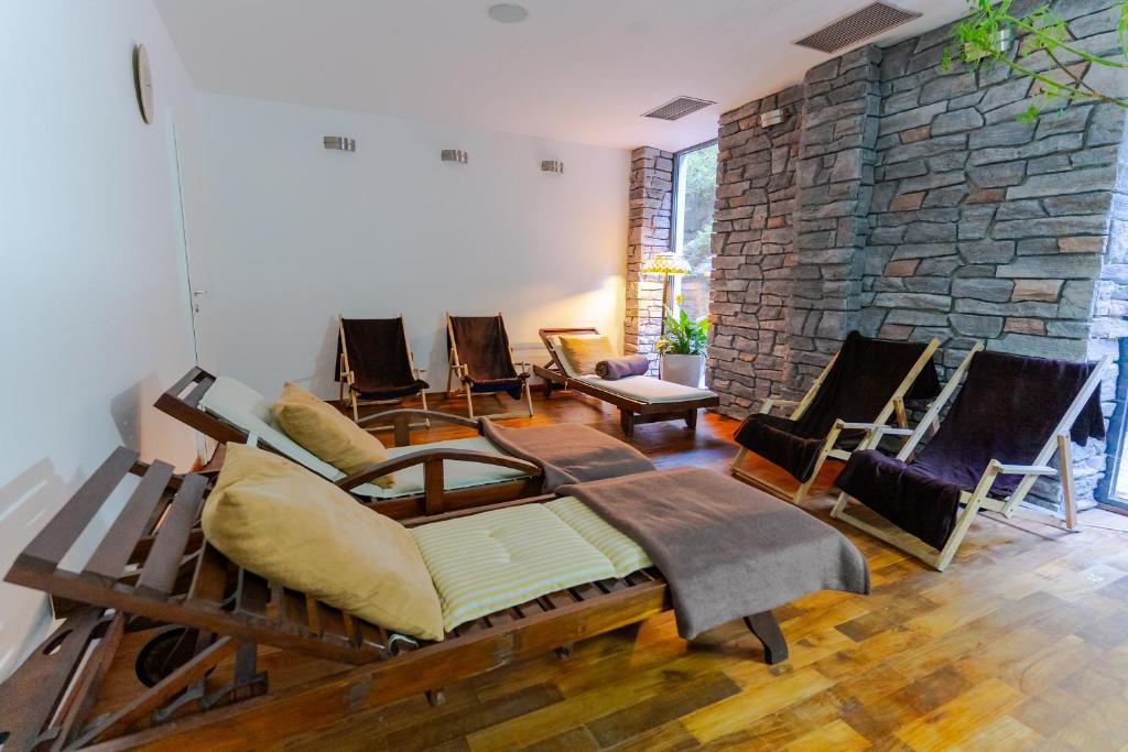 Posezení v ubytování Hotel Ostredok