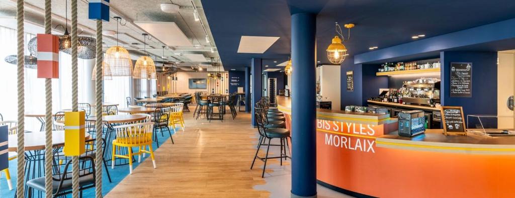 Restaurace v ubytování ibis Styles Morlaix
