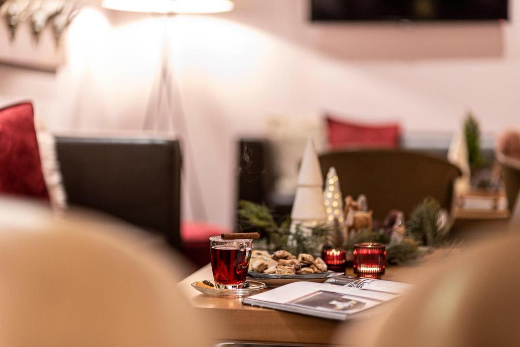 Posezení v ubytování Boutique Hotel Atrium München