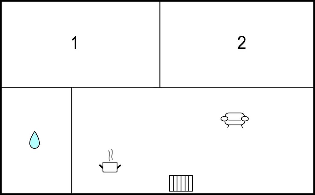 Plan piętra w obiekcie Cozy Apartment In Bastia Di Albenga