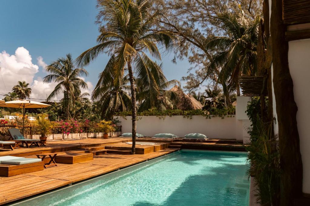 Bazén v ubytování Cabanas Tulum- Beach Hotel & Spa nebo v jeho okolí