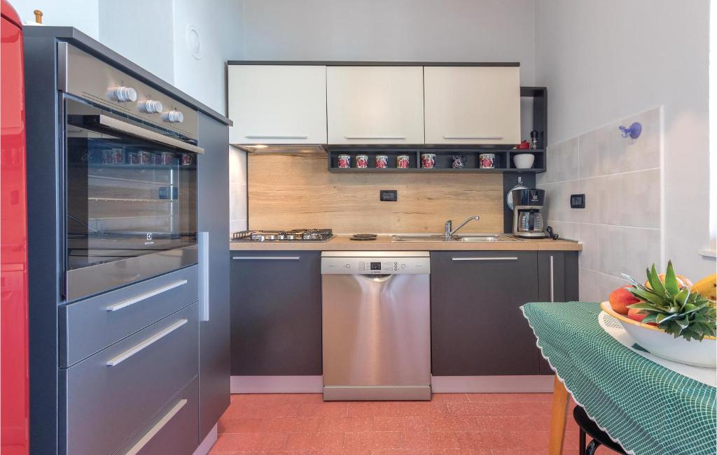 Kuchyňa alebo kuchynka v ubytovaní Apartment Kastanjez Iv Cr
