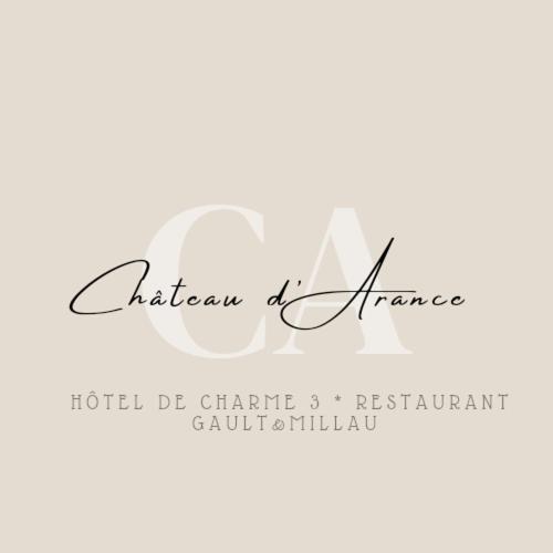 Certifikát, hodnocení, plakát nebo jiný dokument vystavený v ubytování Château d'Arance Hôtel Restaurant Espace bien-être
