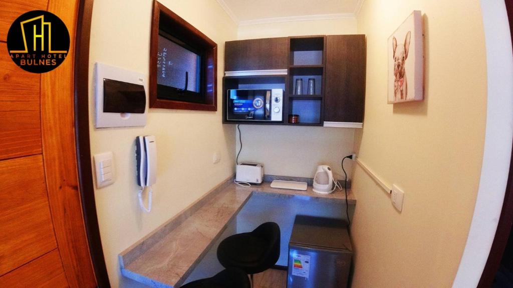 Koupelna v ubytování APART HOTEL EN BULNES