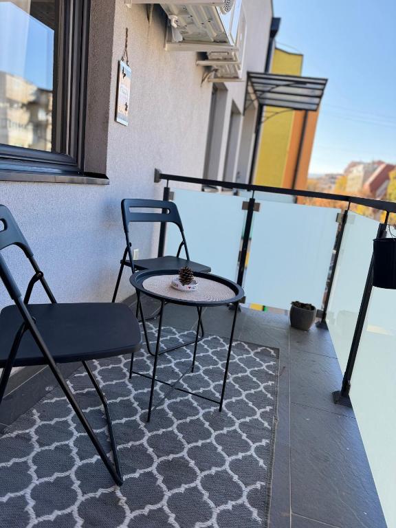 Balkón nebo terasa v ubytování Apartman Petrovic