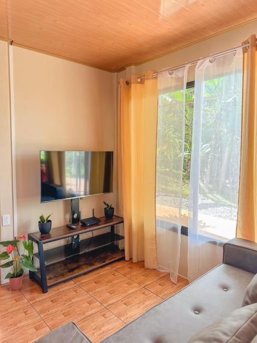 Posezení v ubytování cabaña tìmarama