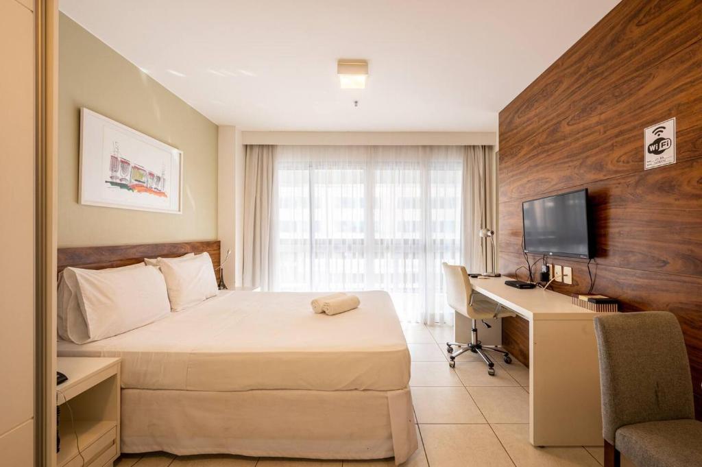 Postel nebo postele na pokoji v ubytování BSB STAY Flats Particulares - Fusion SHN