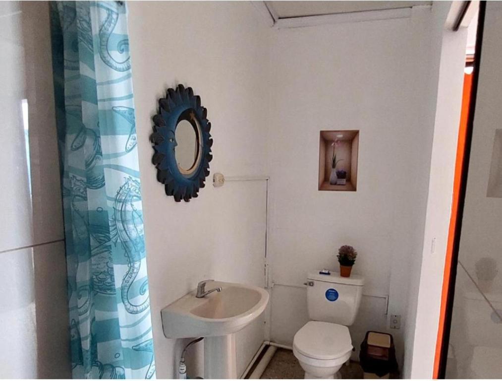 Koupelna v ubytování B&B Il Padrino