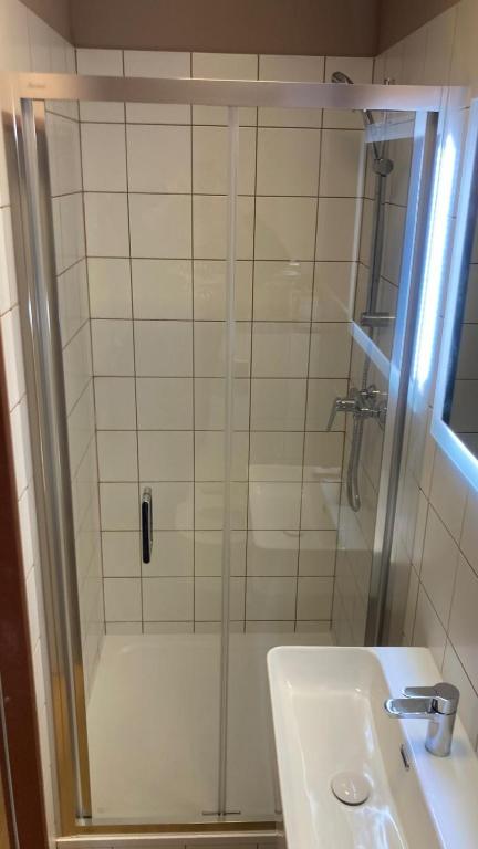 Koupelna v ubytování Tenis Cibulka Suites