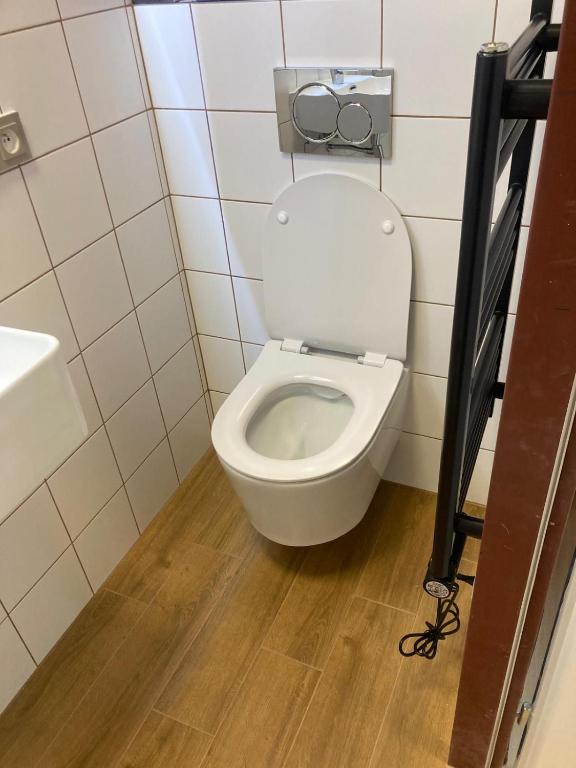 Koupelna v ubytování Tenis Cibulka Suites