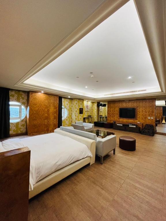 Postel nebo postele na pokoji v ubytování Walker Hotel - Chengde