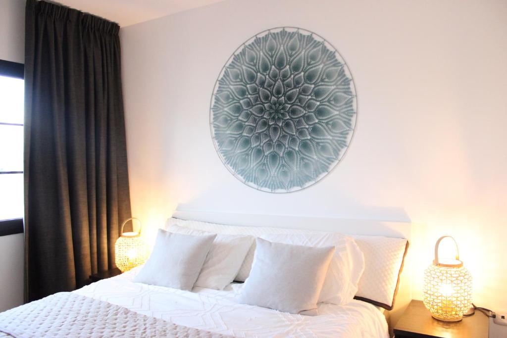 Een bed of bedden in een kamer bij Villa Casa Senna