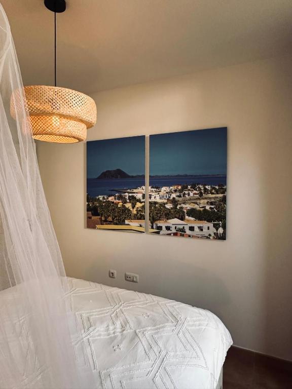 Een bed of bedden in een kamer bij Villa Casa Senna