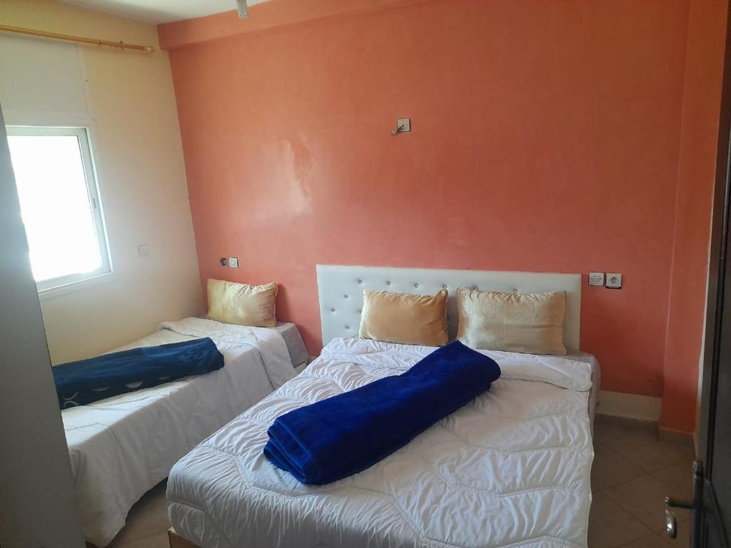 Postel nebo postele na pokoji v ubytování Auberge les Roches
