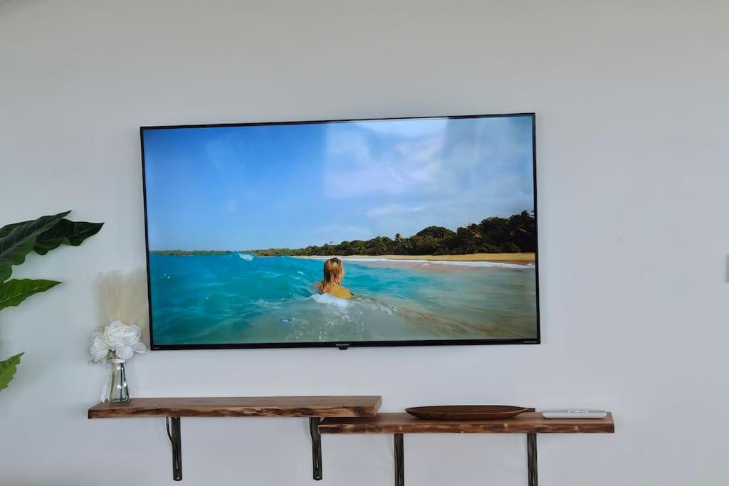 TV a/nebo společenská místnost v ubytování L'ecrin du carmel